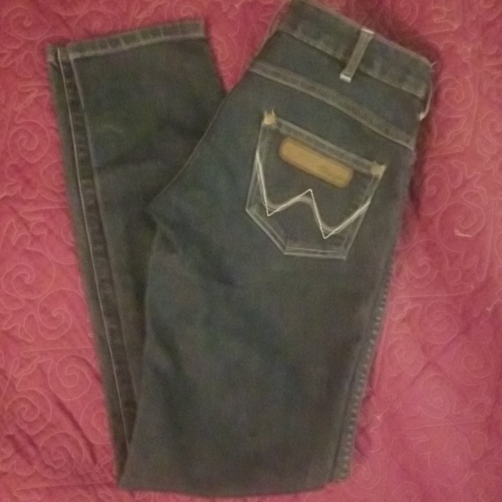 Wrangler Dark Wash Slim Ankle Jeans
